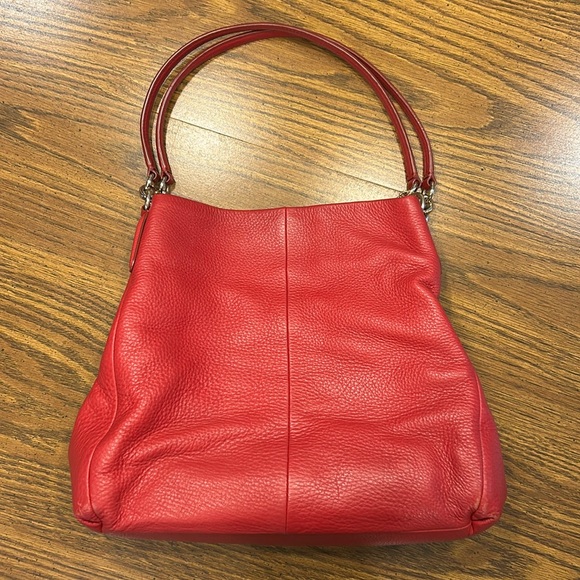 Coach Madison Phoebe F35723 Pebbled Shoulder Bag - Picture 2 of 16